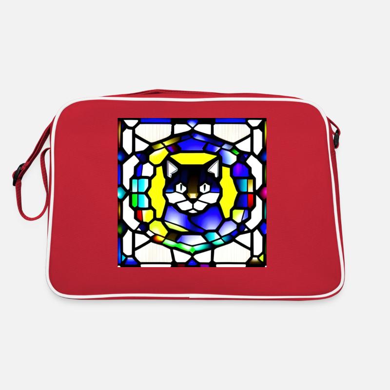 Glas Cat Retro Tasche