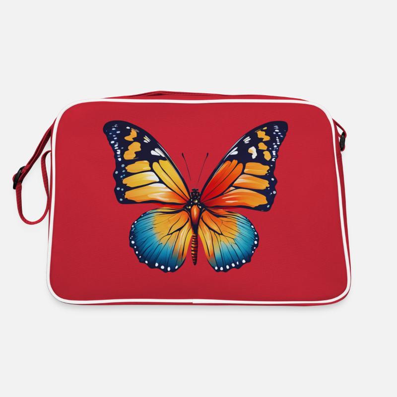 Belle idée cadeau papillon Sac Retro
