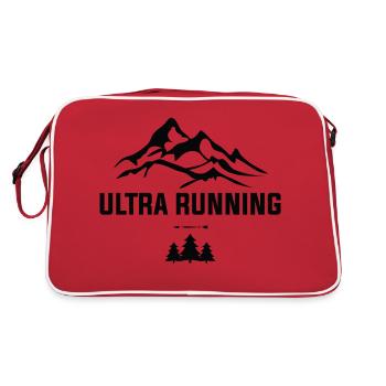 Ultra Running Trailrun Trailrunner Marathon - Retro Tasche - Rot/Weiß - Hinten