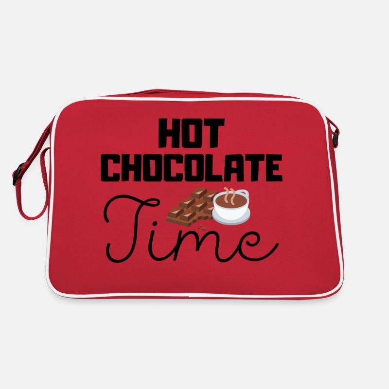 Citations d’hiver mignonnes - temps de chocolat chaud Sac Retro