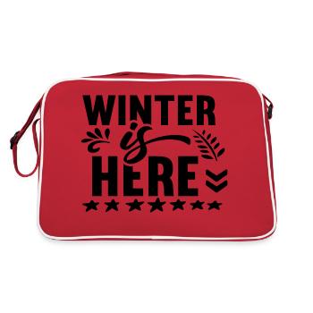 Winter Is Here - Retro Bag - red/white - Back