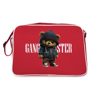 Gangsta b - Sac Retro - rouge/blanc - Dos