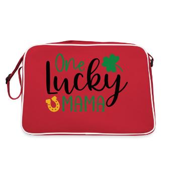 Design One lucky mama - Sac Retro - rouge/blanc - Dos