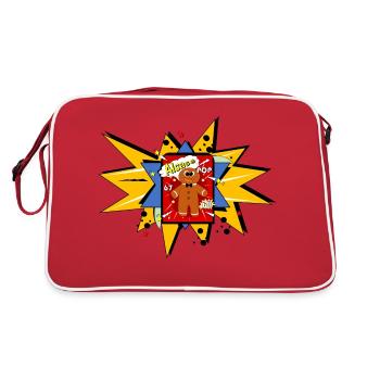 Alsace Pop ART - Sac Retro - rouge/blanc - Dos