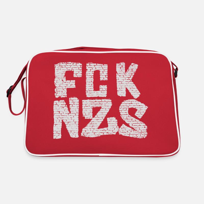 fcknzs grey Retro Tasche