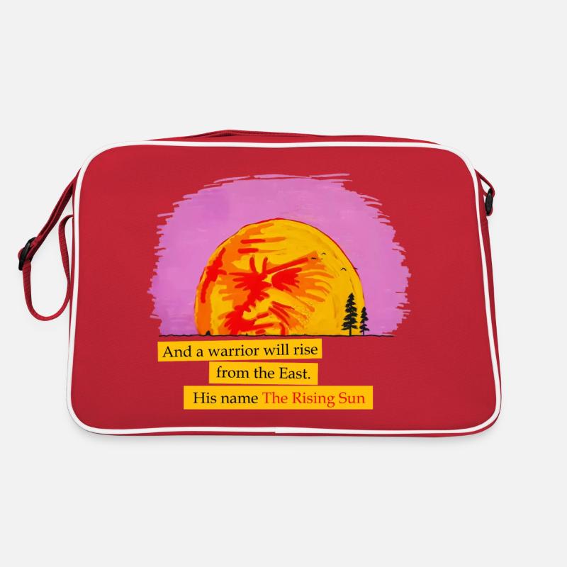 Die aufgehende Sonne Retro Tasche