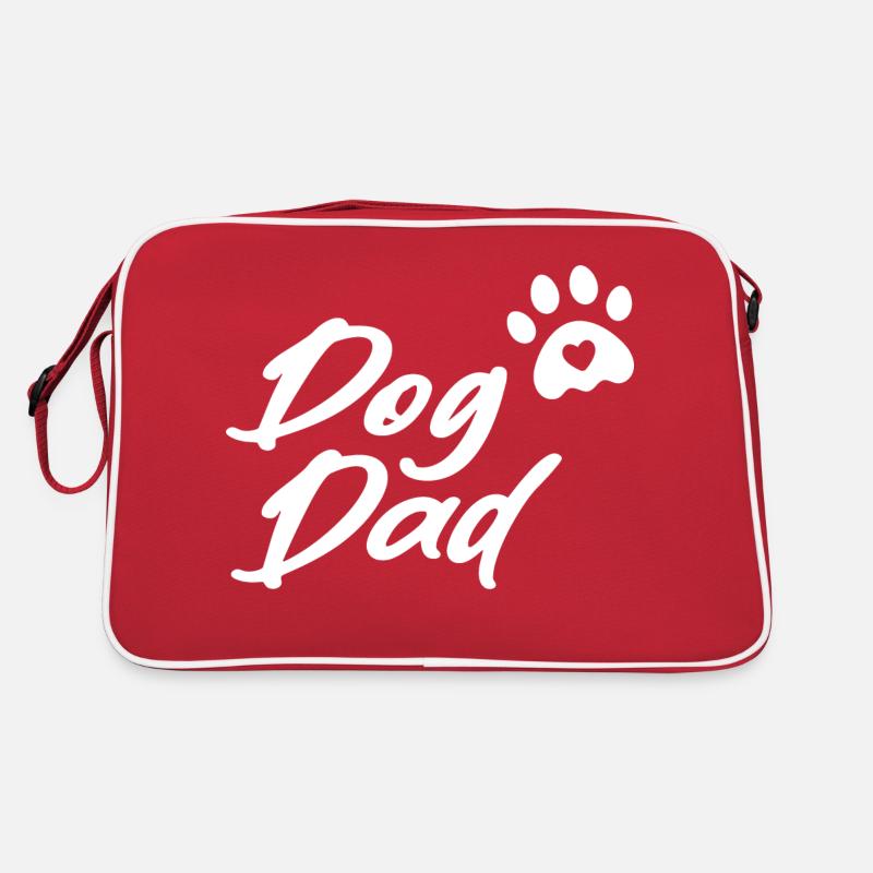 Dog Dad Retro Tasche