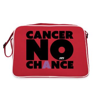 Le cancer n’a aucune chance - Sac Retro - rouge/blanc - Dos