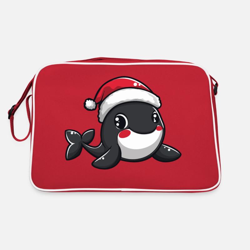 Noël baleine Sac Retro