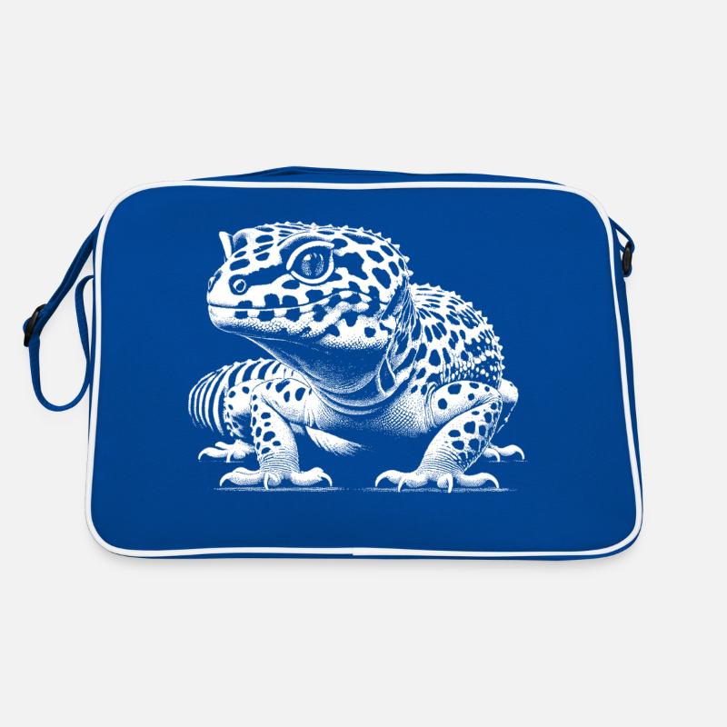 Leopardgecko Retro Tasche