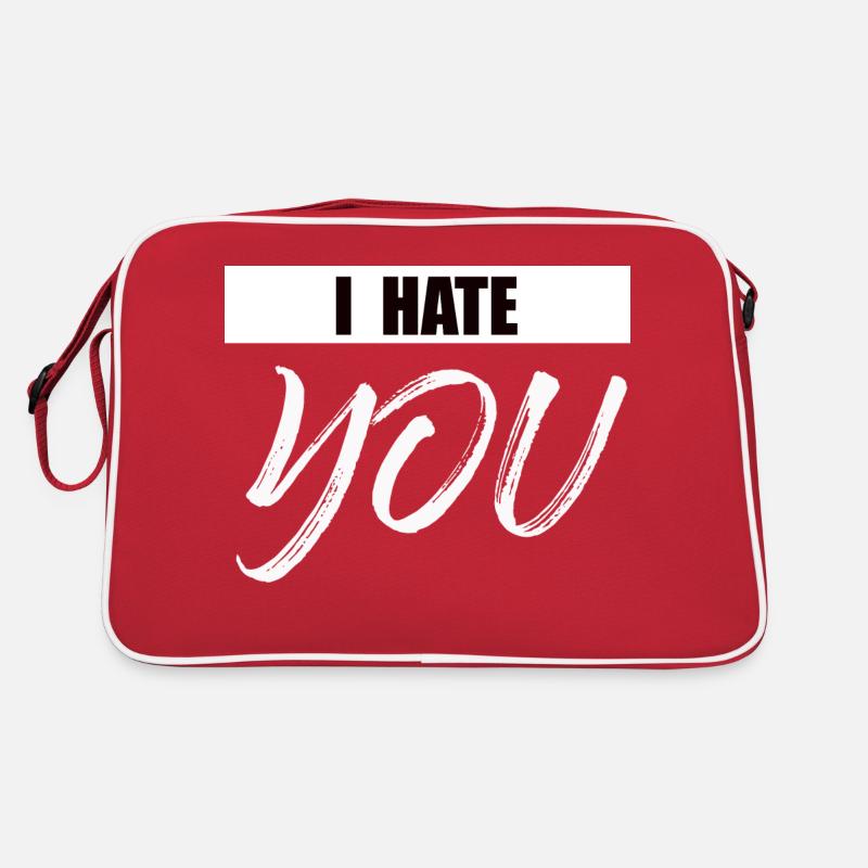 I hate you Retro Bag
