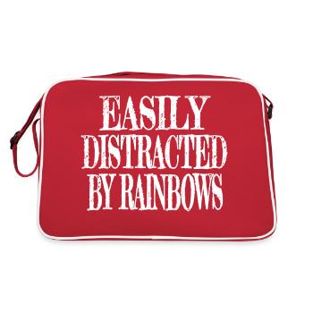 bisexual trans man homoeroticism anti abortion - Retro Bag - red/white - Back