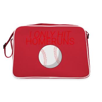 Je n’ai frappé que des homeruns 4 - Sac Retro - rouge/blanc - Dos