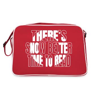 anniversaire cadeau idée drôle citation lecteurs fréquents - Sac Retro - rouge/blanc - Dos
