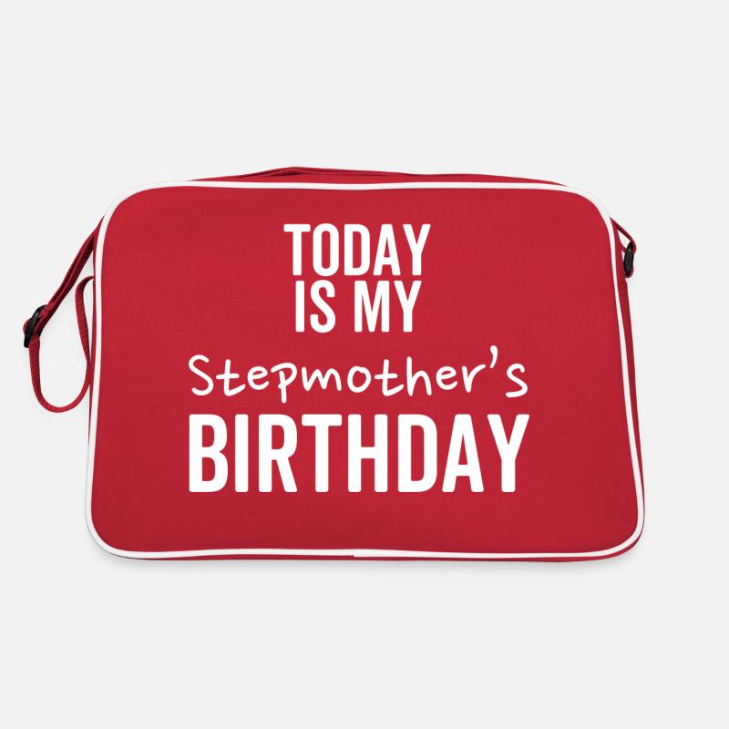Heute ist der Geburtstag meiner Stiefmutter Retro Tasche