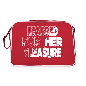 Barbe Peur Harden Joke Playoff Barbe Facical Hair - Sac Retro - rouge/blanc - Dos
