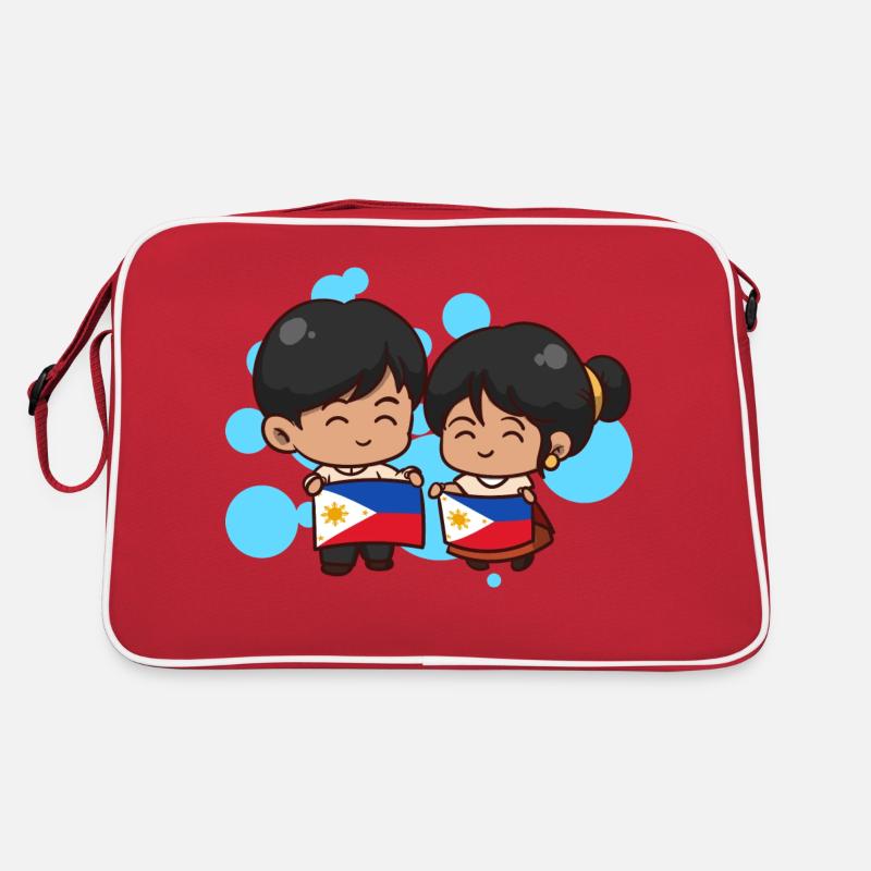 Philippines drapeau philippin fierté je cadeau Sac Retro