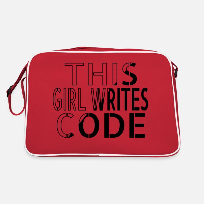humor coding information technology statement Retro Bag