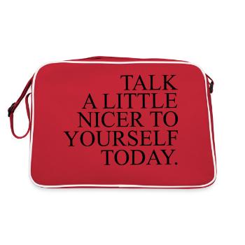 Restez positif - Sac Retro - rouge/blanc - Dos