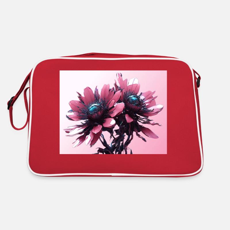 Fleurs cyberpunk Sac Retro