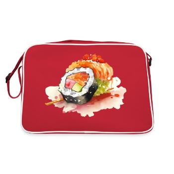 Sushi - Sac Retro - rouge/blanc - Dos