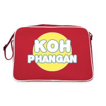 Pleine Lune K8h Pha-ngan K8h Phangan - Sac Retro - rouge/blanc - Dos