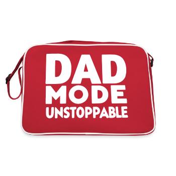 Mode papa imparable - Sac Retro - rouge/blanc - Dos