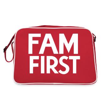 Fam First - Retro Bag - red/white - Back