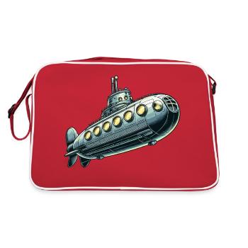 Submarine junior - Retro Bag - red/white - Back