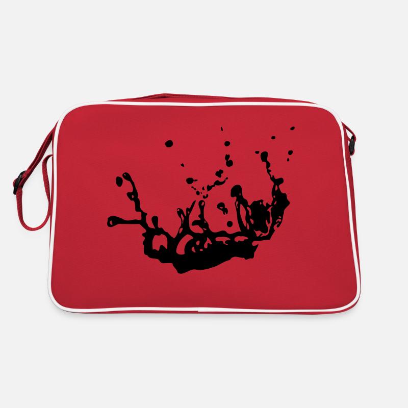 Wassertropfen Retro Tasche