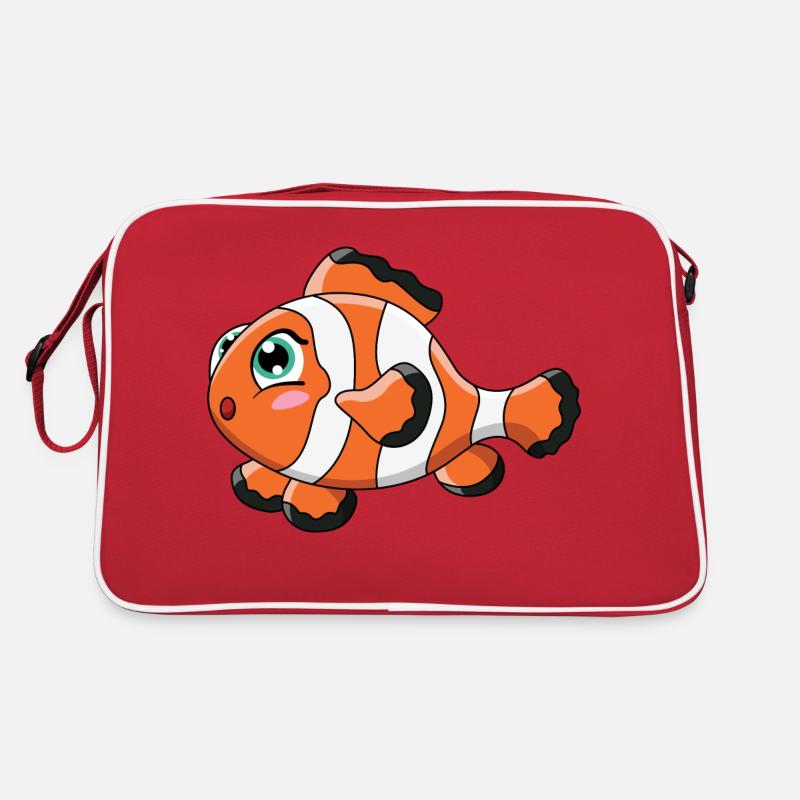 Clownfisch Retro Tasche