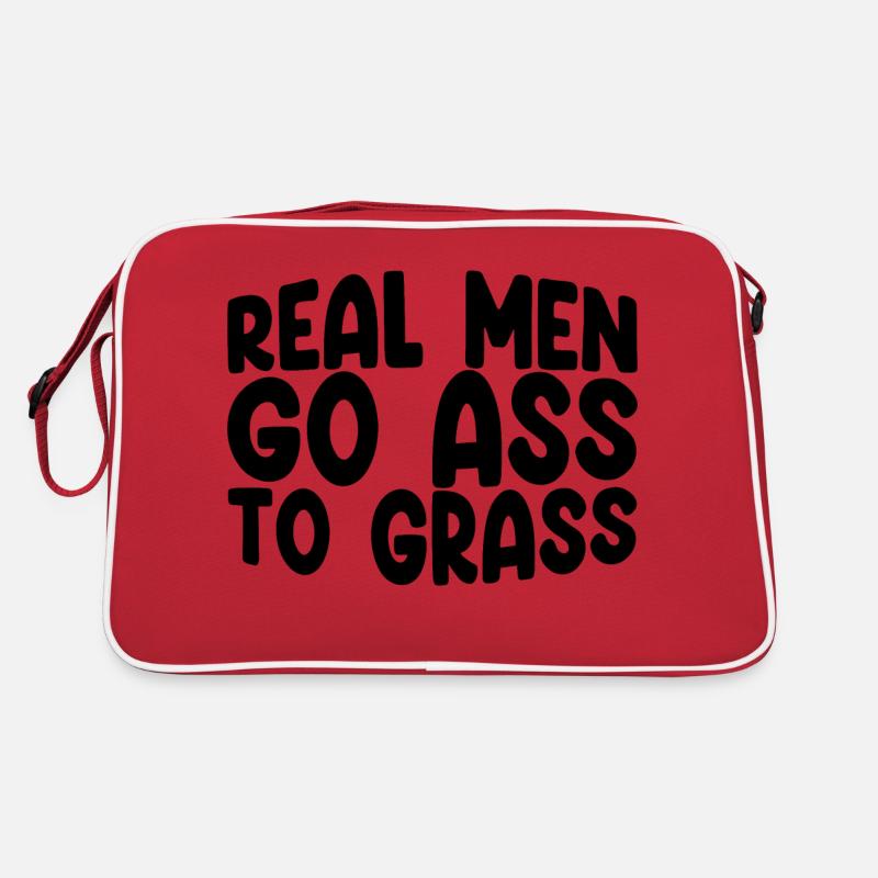 De vrais hommes vont du cul à l’herbe 3 Sac Retro