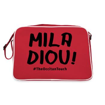 Mila diou - Sac Retro - rouge/blanc - Dos