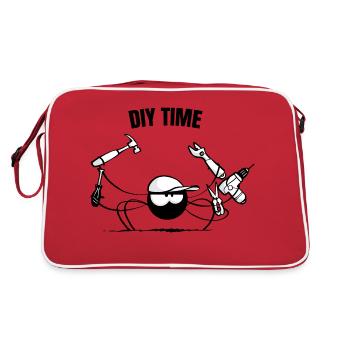 Beth l'araignée - Le bricolage (version texte) - Sac Retro - rouge/blanc - Dos