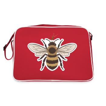 Bee - Sac Retro - rouge/blanc - Dos
