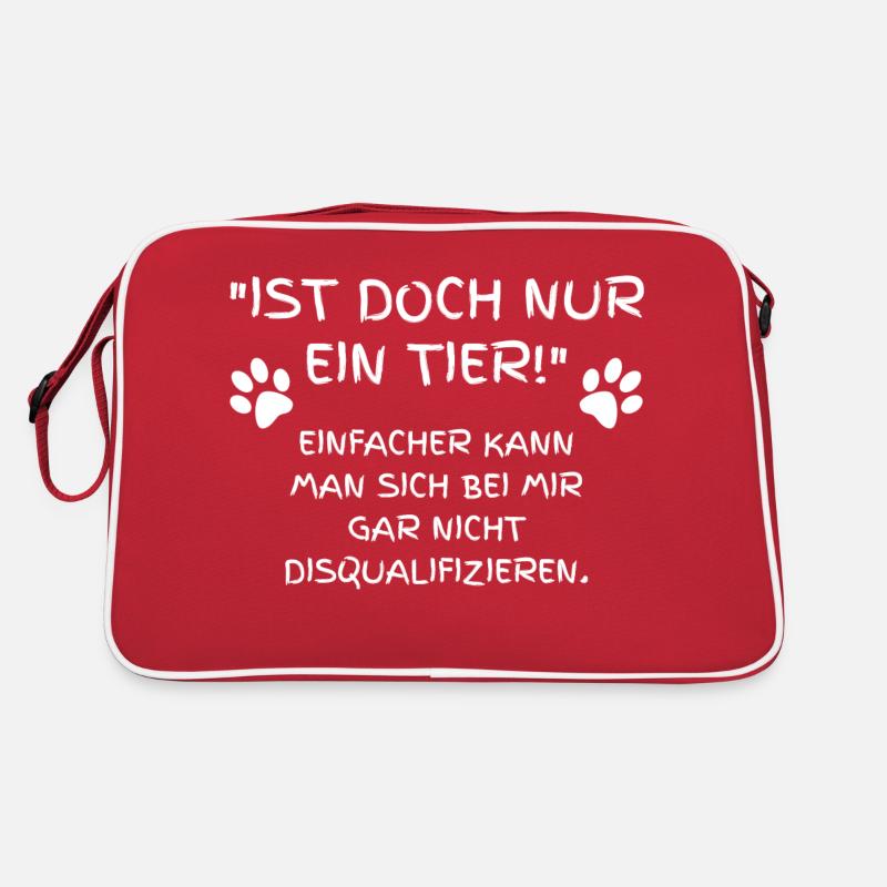 Ist doch nur ein Tier... Retro Tasche