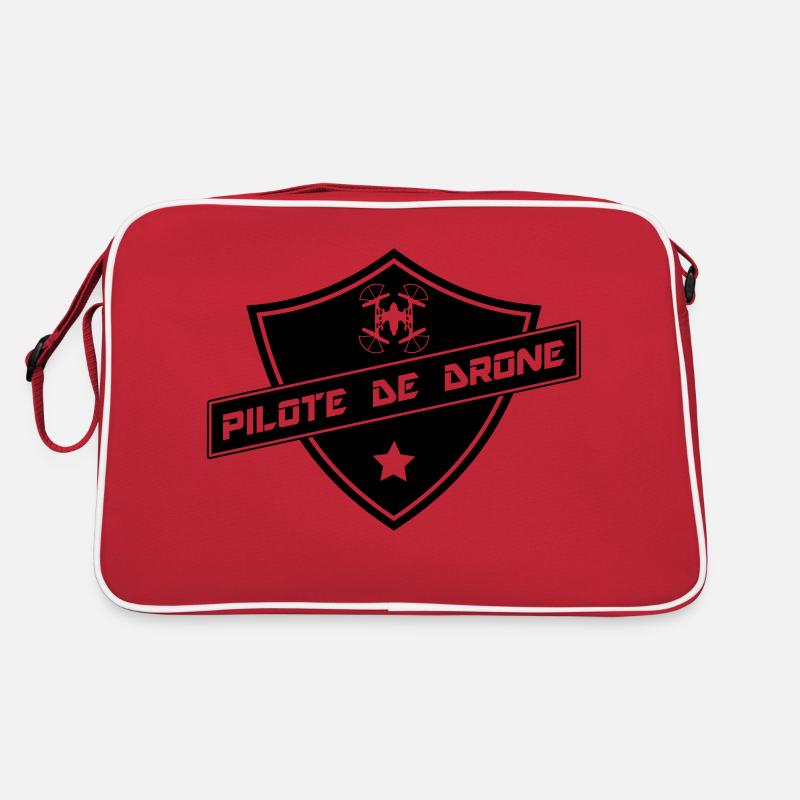 blason pilote de drone Sac Retro