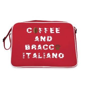 Café et bracco italiano - Sac Retro - rouge/blanc - Dos