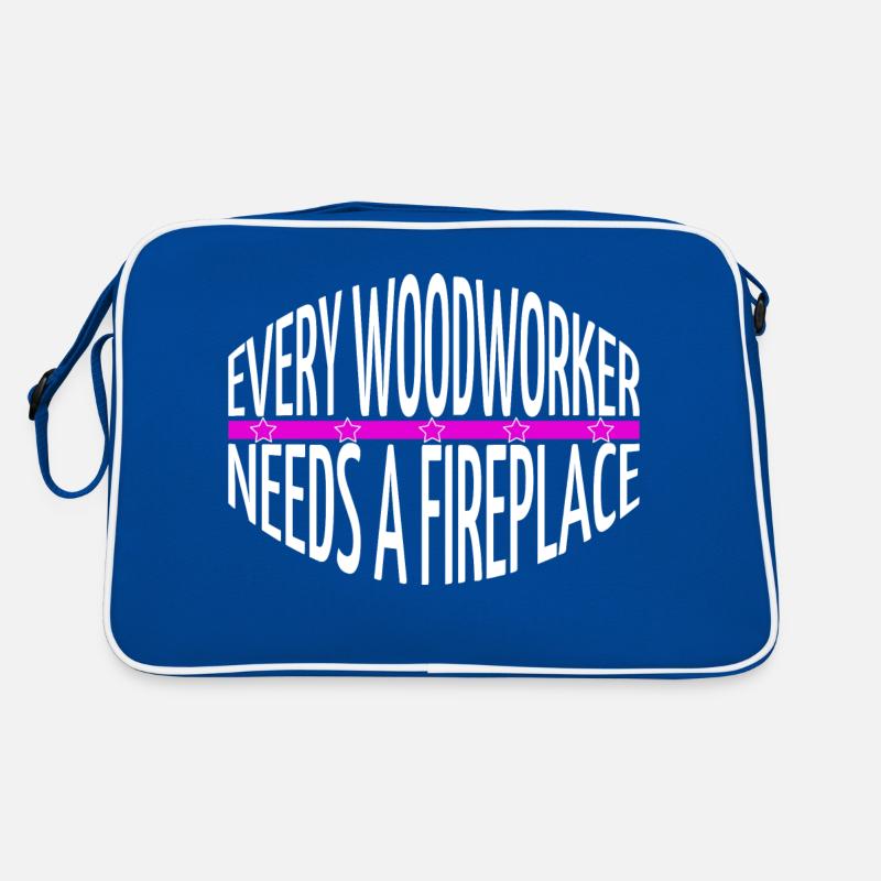 apprentice construction carpenter hobbyists Retro Bag