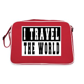 birthday present geek jokes fun gift idea france - Retro Tasche - Rot/Weiß - Hinten