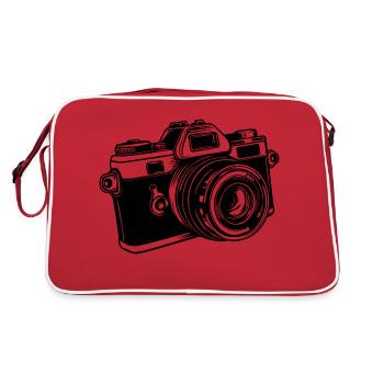 Photographe Photographie Caméra de photographie - Sac Retro - rouge/blanc - Dos