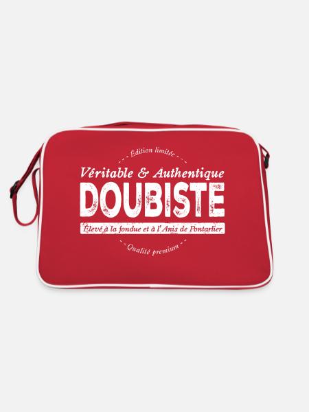 Doubiste du Doubs - Sac Retro - rouge/blanc - Dos