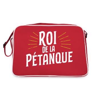 Roi de la pétanque - Sac Retro - rouge/blanc - Dos
