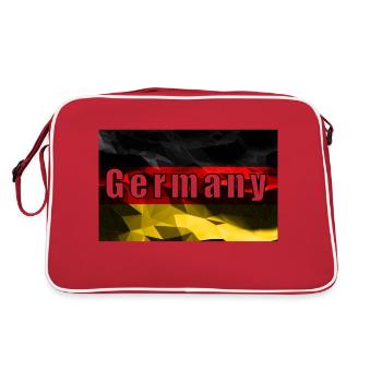 Allemagne _ 01 - Sac Retro - rouge/blanc - Dos