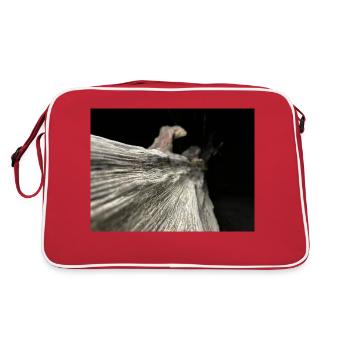 Pure Wood - Retro Tasche - Rot/Weiß - Hinten