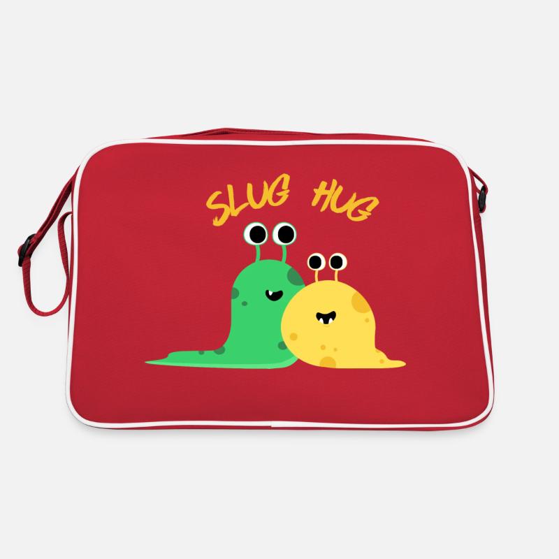 Slug Hug - Retro Bag - red/white