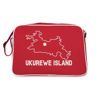 Ukurewe Island Africa - Retro Bag - red/white - Back