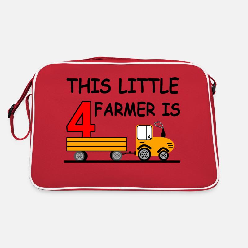 Tractor - Retro Bag - red/white