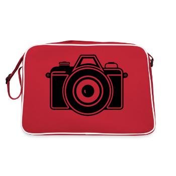 Photographe Photographie Caméra de photographie - Sac Retro - rouge/blanc - Dos