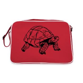 Tortue - Sac Retro - rouge/blanc - Dos